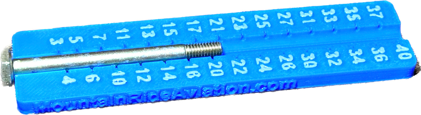 AN3/4 Bolt Length Gauge